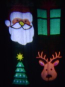 Moving Christmas & Party Icons Garden Laser Projector Light - 12m X 12m