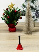 Red Functioning Santa Bell Christmas Accessory - 13cm