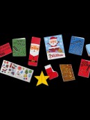 50x Red & Green Foil Merry Christmas Bon Bons (Crackers) | 29cm