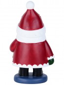 Whimsical Nordic Santa With Gold Bell Tabletop Figurine | 20cm
