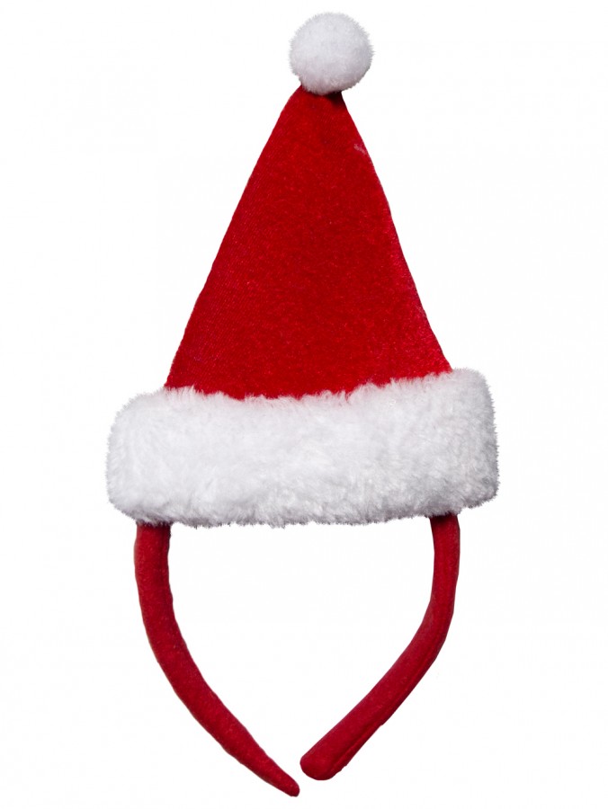 Red Santa Hat Headband - 34cm