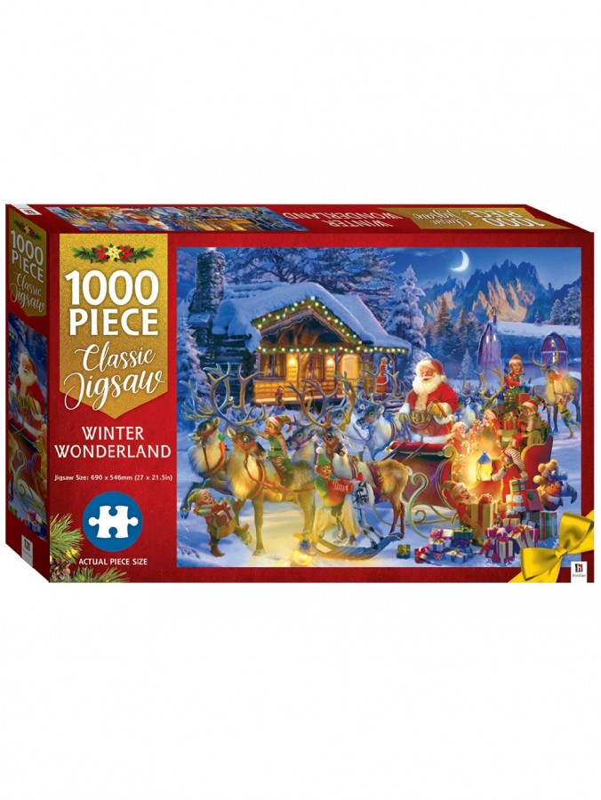 Winter Wonderland North Pole Scene Christmas Jigsaw Puzzle - 1000 pieces