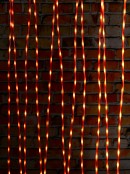 10m Warm White LED Red & White Noodle Rope Light | 8 Function Controller