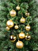 62x Gold & Champagne Statement Multi Texture Bauble Mega Pack | Mixed Sizes