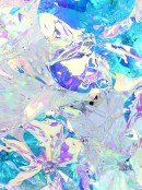 15cm Iridescent Hydrangea Floret Cluster Christmas Tree Clip Pick