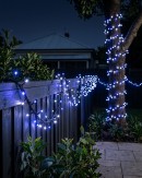 1000 Blue & Cool White LED String Fairy Lights 8 Function With Timer | 50m