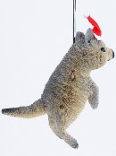 11cm Smiling Quokka Australian Organic Christmas Tree Decoration