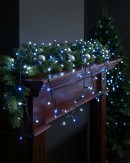 1000 Blue & Cool White LED String Fairy Lights 8 Function | 50m