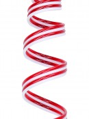 28cm Red & White Spiral Ribbon Candy Christmas Tree Ornament