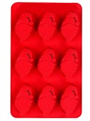 Assorted Reusable Christmas Tree & Santa Silicone Chocolate Moulds
