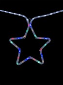 Multi Colour LED Star Chain Rope Light Silhouette - 3m