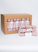 50x Botanical Holly Berry Wreath & Vine Christmas Bon Bons (Crackers) | 30cm