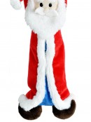 Cute & Cuddly Hanging Santa Christmas Plush Toy - 19cm