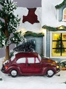 30cm Home For Christmas Animated & Musical LED Village Scene