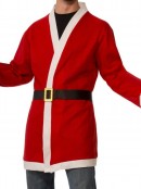 3 Piece Santa Jacket, Belt & Hat Costume - One Size Fits Most Adults