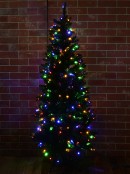 Pine Gorge Dual LED Pre-Lit Christmas Tree With 602 Tips & 250 Lights - 1.8m