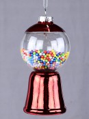 11cm Red Gumball Machine Replica Christmas Tree Ornament
