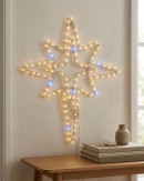 58cm Dynamic Warm & Cool White LED Star Of Bethlehem Outdoor Motif