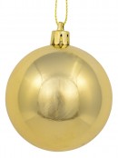 Gold, Champagne & Rose Gold Christmas Bauble Decorations - 12 x 60mm