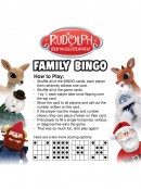 Rudolph The Red Nosed Reindeer Family Bingo Christmas Game -  2 to 18 Players