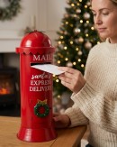 Nostalgic Santa Express Delivery Metal Letterbox Ornament | 52cm