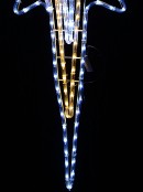 Warm & Cool White Star Of Bethlehem LED Rope Light Silhouette - 1.14m