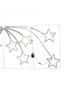 Shooting Stars On Wire Frame LED Rope Light Silhouette - 2.2m