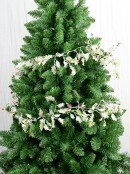 1.8m Frosted Holly Leaves & Berries Vine Garland