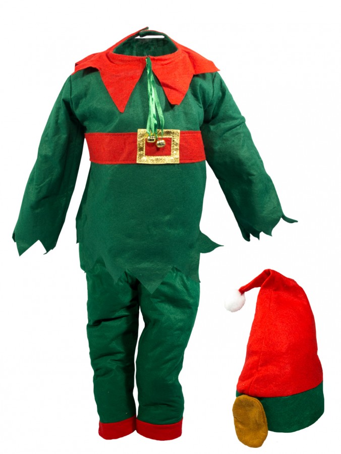 Kids Elf 3 Piece Suit - Fit most young children
