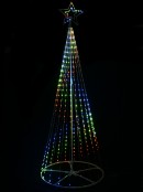 3.6m Multi Colour Digital LED Giant Conical Outdoor Christmas Tree