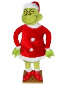 Mr Grinch Life Size Hip Swinging, Talking & Singing Christmas Animation - 1.7m