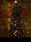 1.8m Radiant Glow Fir Warm White LED & Fibre Optic Christmas Tree | 200 Tips