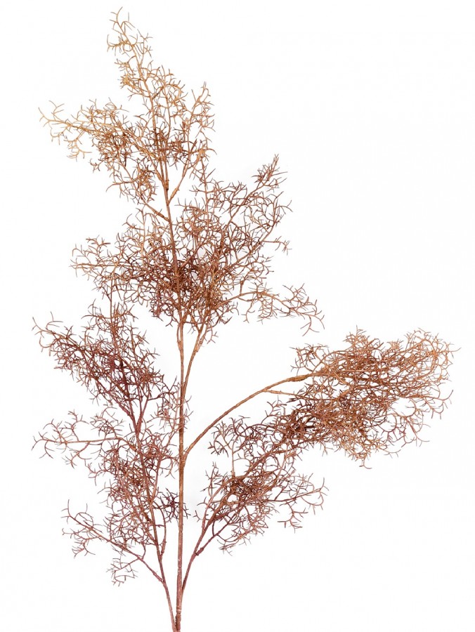 Brown Caramel Deciduous Winter Brush Christmas Pine Stem - 1m