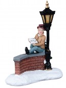 Enjoying The Winter Park Days Of Yore Scene Christmas Figurines - 10 Piece Set