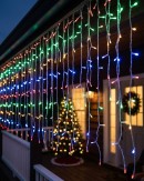 420 Multi Colour LED Icicle Lights 8 Function With Memory Hold | 10m