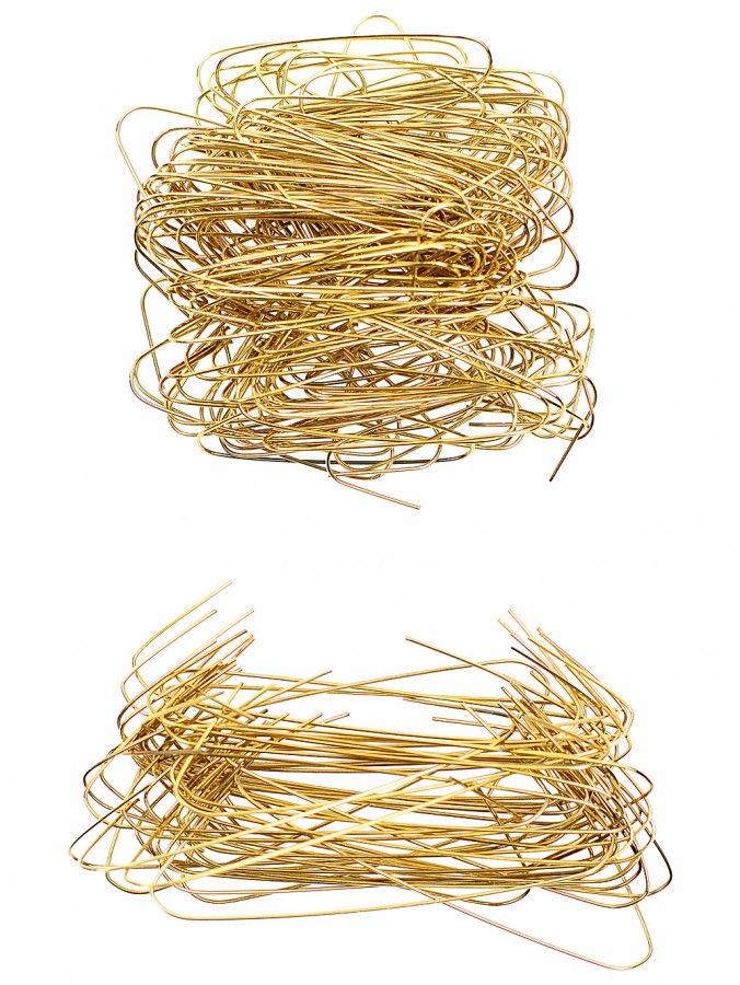 150x Gold Ornament Hooks | Multi Size Heavy Duty Tree Decoration Hangers