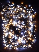 1000 Warm & Cool White LED 50m String Fairy Light