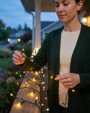 200 Warm White LED Solar String Fairy Lights 8 Function | 20m
