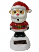 Assorted Santa, Snowman & Elf Solar Dancing Christmas Figurines