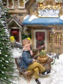 Musical Winter Village Scene LED Illuminated Diorama - 45cm