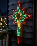 1.1m Dynamic Star Of Bethlehem Outdoor Multi Colour LED Light Display
