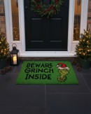75cm Dr Suess Beware Grinch Inside Doormat