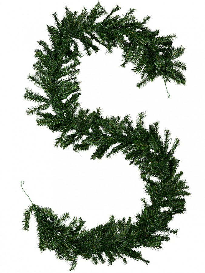 Canadian Pine Needle Christmas Garland With 240 Tips - 2.7m