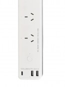 Smart Mirabella Genio Wi-Fi Powerboard - Four Outlets With 3 USB Ports