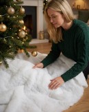 Dacron Artificial Snow Blanket | 2m Flame Retardant Professional Display Snow