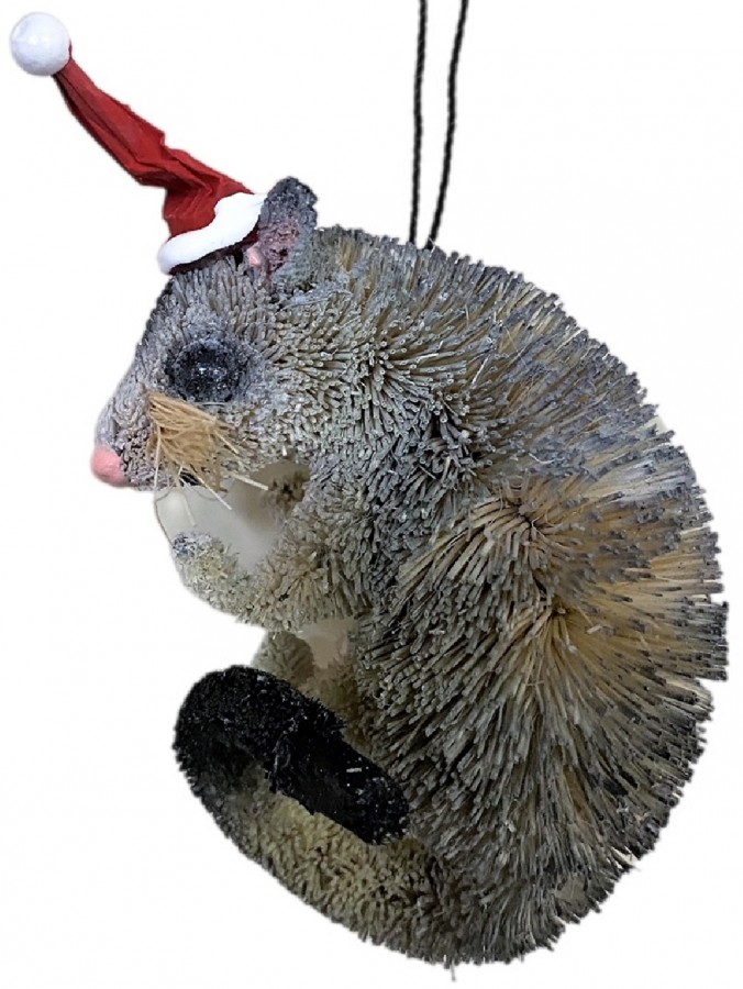 Pygmy Possum Australian Native Wildlife Christmas Hanging Decoration - 11cm