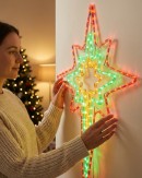 1.1m Dynamic Star Of Bethlehem Outdoor Multi Colour LED Light Display