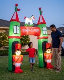 2.9m Santa's Toy Shop Archway | LED Outdoor Inflatable
