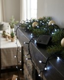 300 Cool White LED String Fairy Lights 8 Function | 15m