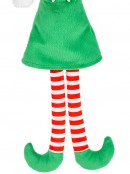 Cute & Cuddly Hanging Elf Girl Christmas Plush Toy - 19cm